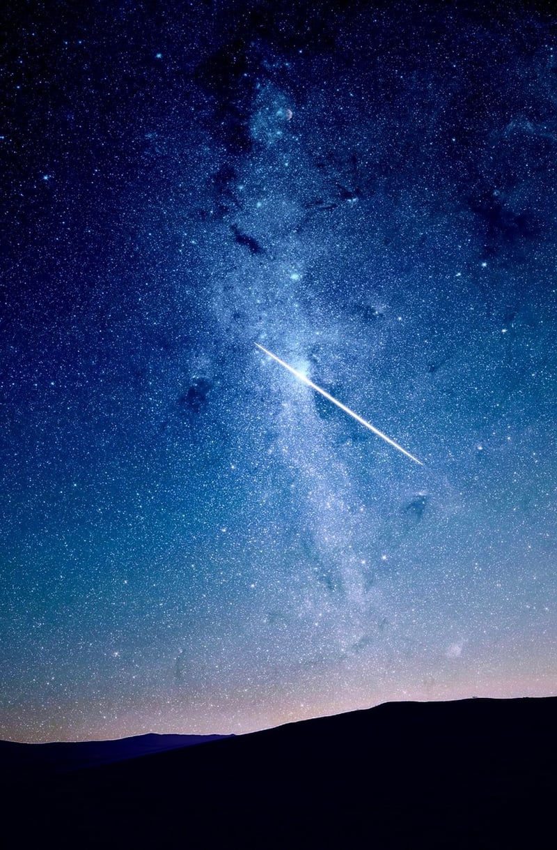 Night sky with stars